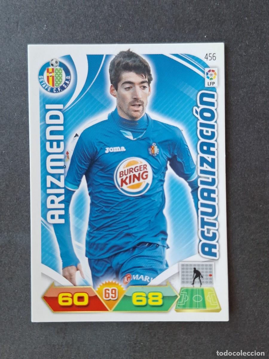 Cromos de f&uacute;tbol: L3 ARIZMENDI GETAFE C. F. 456 ACTUALIZACION ADRENALYN XL LIGA 2011 2012 11 12 PANINI