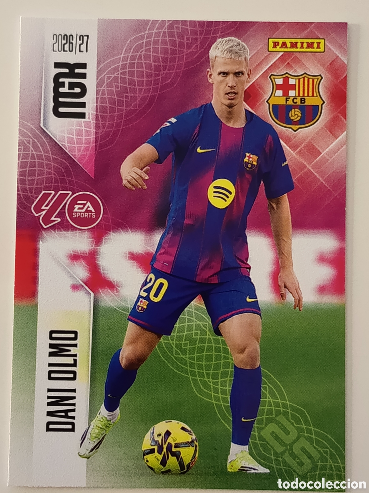 Cromos de f&uacute;tbol: 87 Dani Olmo FC Barcelona megacracks 2026-2027