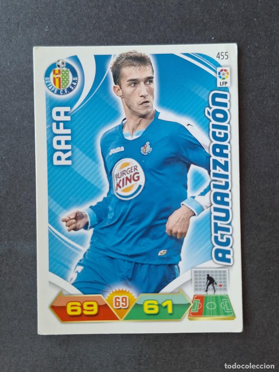 Cromos de f&uacute;tbol: L3 RAFA GETAFE C. F. 455 ACTUALIZACION ADRENALYN XL LIGA 2011 2012 11 12 PANINI