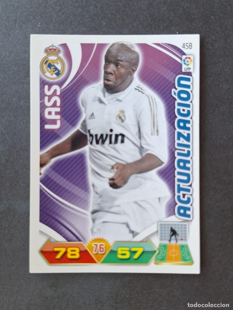 Cromos de f&uacute;tbol: L3 LASS REAL MADRID 458 ACTUALIZACION ADRENALYN XL LIGA 2011 2012 11 12 PANINI