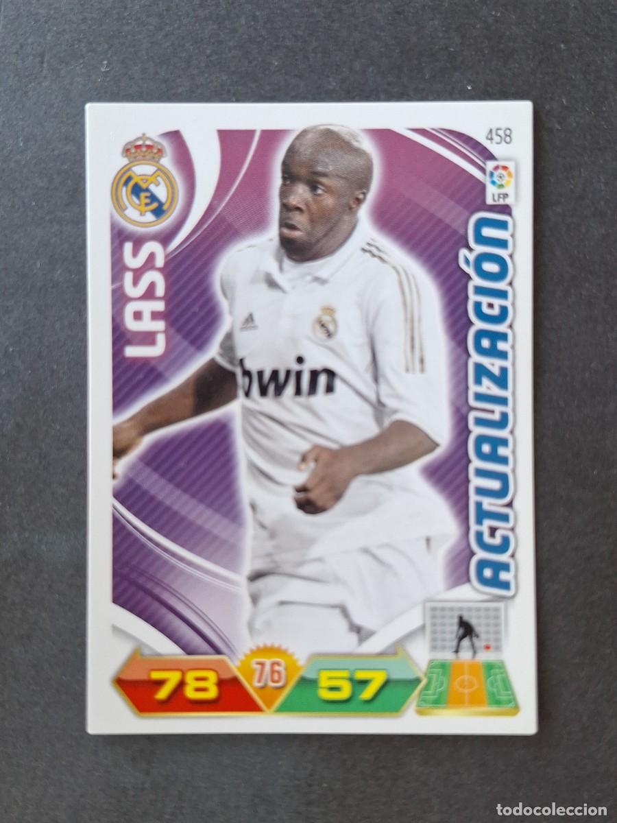 Cromos de f&uacute;tbol: L3 LASS REAL MADRID 458 ACTUALIZACION ADRENALYN XL LIGA 2011 2012 11 12 PANINI
