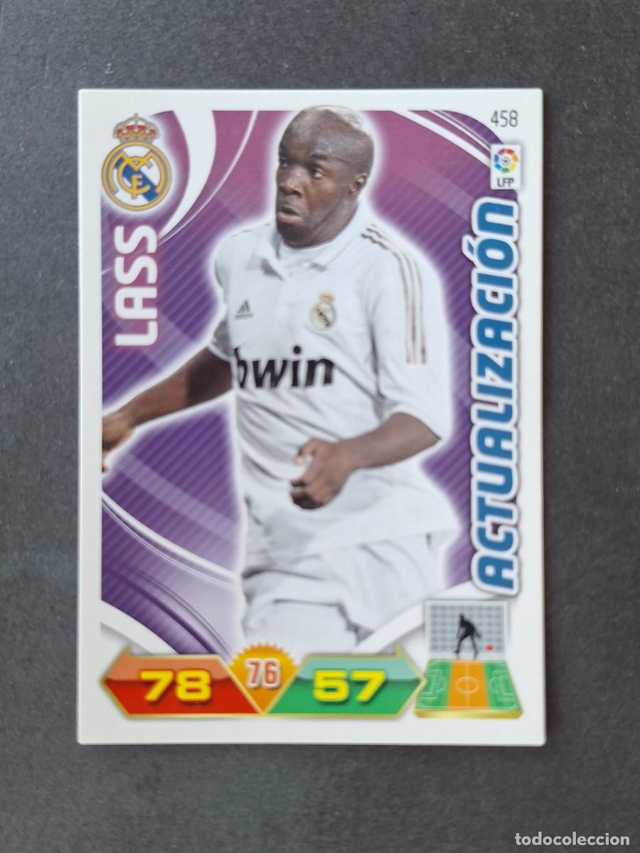 Cromos de f&uacute;tbol: L3 LASS REAL MADRID 458 ACTUALIZACION ADRENALYN XL LIGA 2011 2012 11 12 PANINI