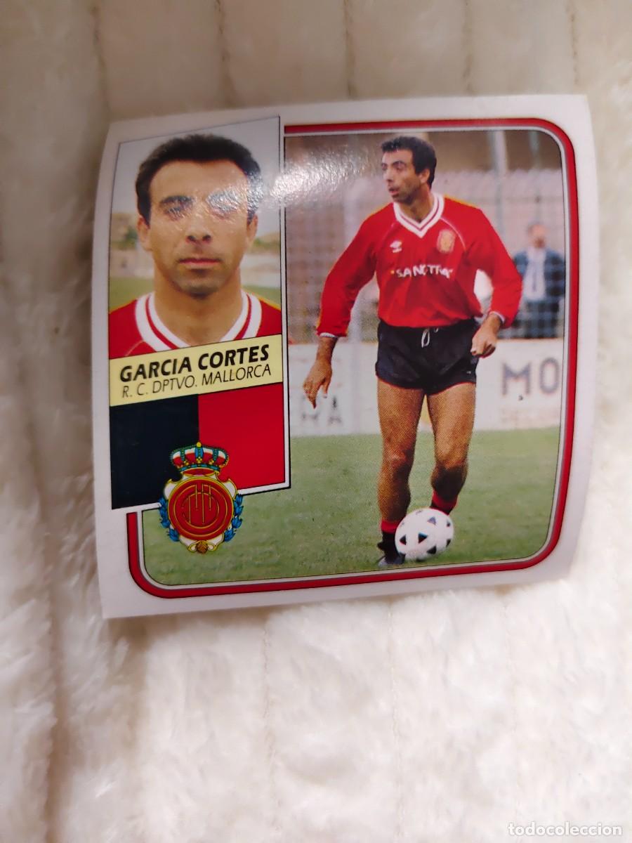 Cromos de f&uacute;tbol: EDICIONES ESTE 89 90 GARCIA CORTES R.C.D. MALLORCA 1989 1990 DESPEGADO RECUPERADO ALBUM AAQ