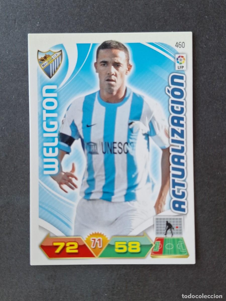 Cromos de f&uacute;tbol: L3 WELIGTON MALAGA C. F. 460 ACTUALIZACION ADRENALYN XL LIGA 2011 2012 11 12 PANINI