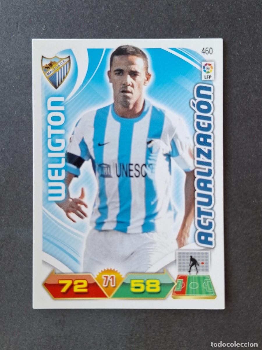 Cromos de f&uacute;tbol: L3 WELIGTON MALAGA C. F. 460 ACTUALIZACION ADRENALYN XL LIGA 2011 2012 11 12 PANINI