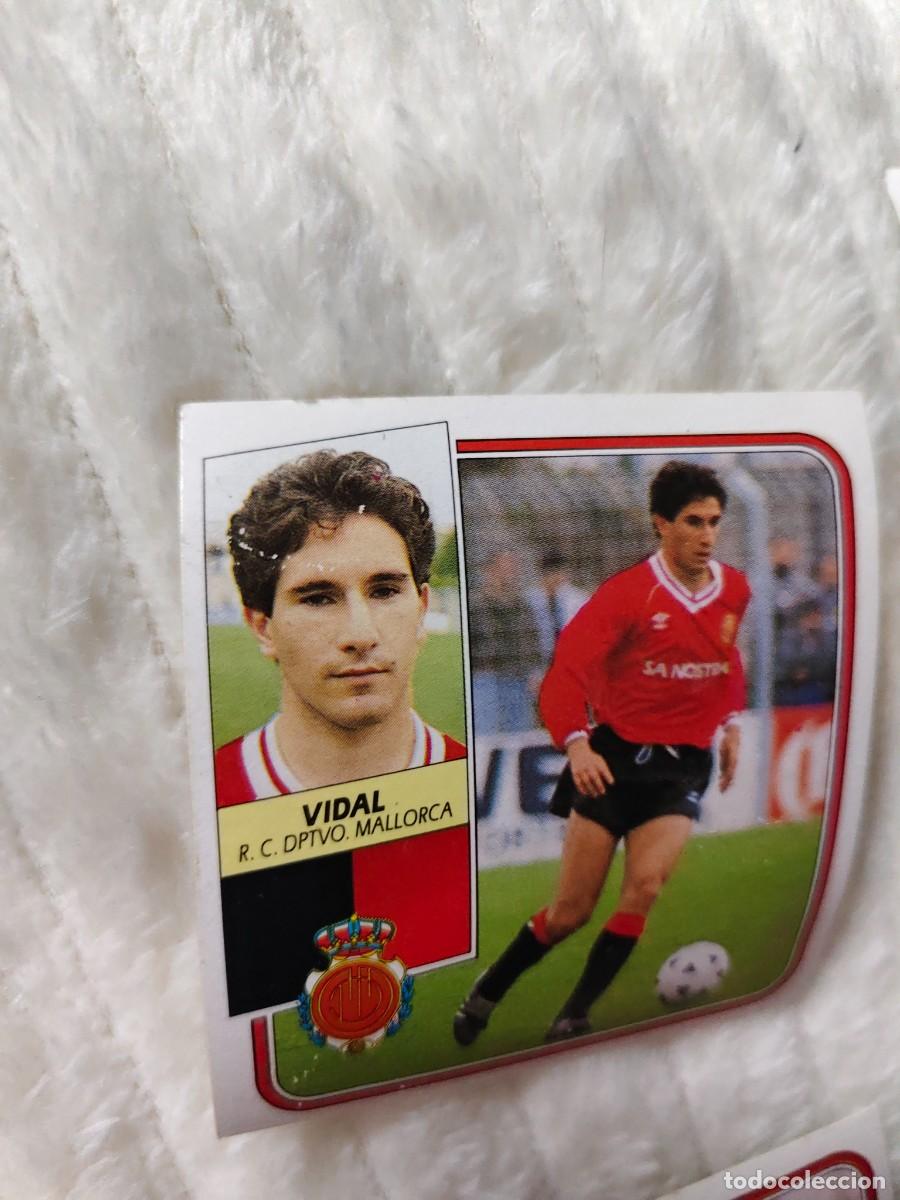Cromos de f&uacute;tbol: EDICIONES ESTE 89 90 VIDAL R.C.D. MALLORCA 1989 1990 DESPEGADO RECUPERADO ALBUM AAQ