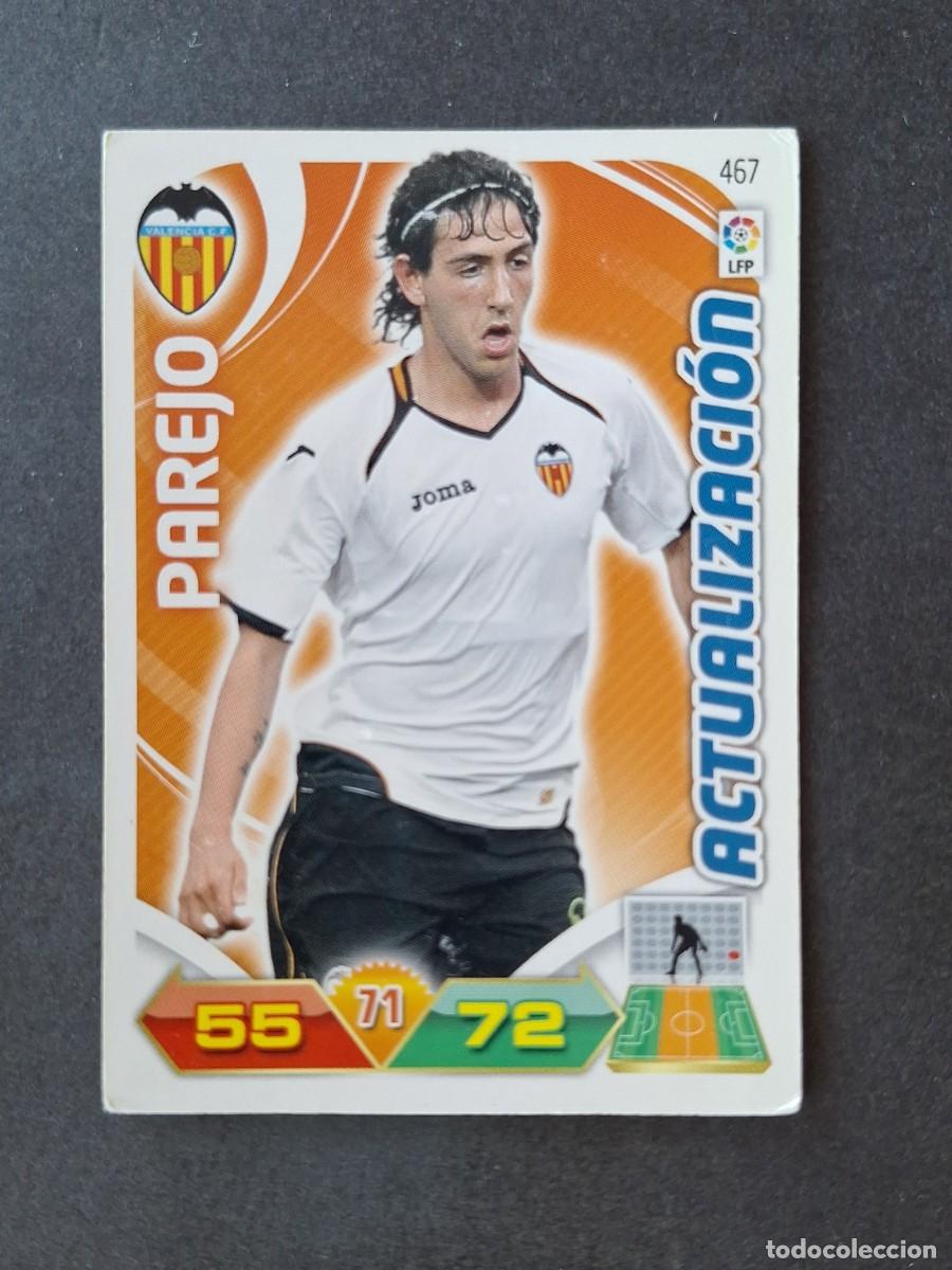 Cromos de f&uacute;tbol: L3 PAREJO VALENCIA C. F. 467 ACTUALIZACION ADRENALYN XL LIGA 2011 2012 11 12 PANINI