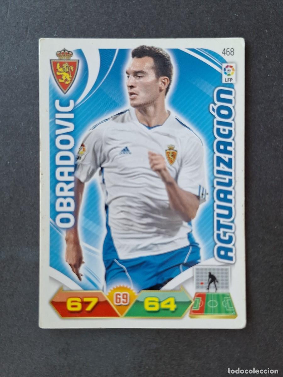 Cromos de f&uacute;tbol: L3 OBRADOVIC REAL ZARAGOZA 468 ACTUALIZACION ADRENALYN XL LIGA 2011 2012 11 12 PANINI
