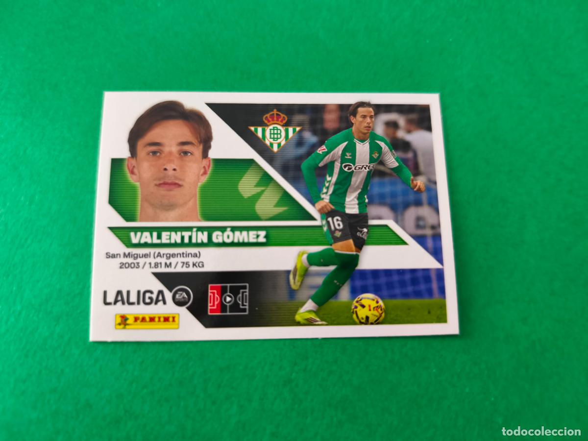 Cromos de f&uacute;tbol: CROMO FUTBOL VALENTIN REAL BETIS BALOMPIE SIN PEGAR N&ordm; 9 LIGA ESTE 2026-2027/26-27