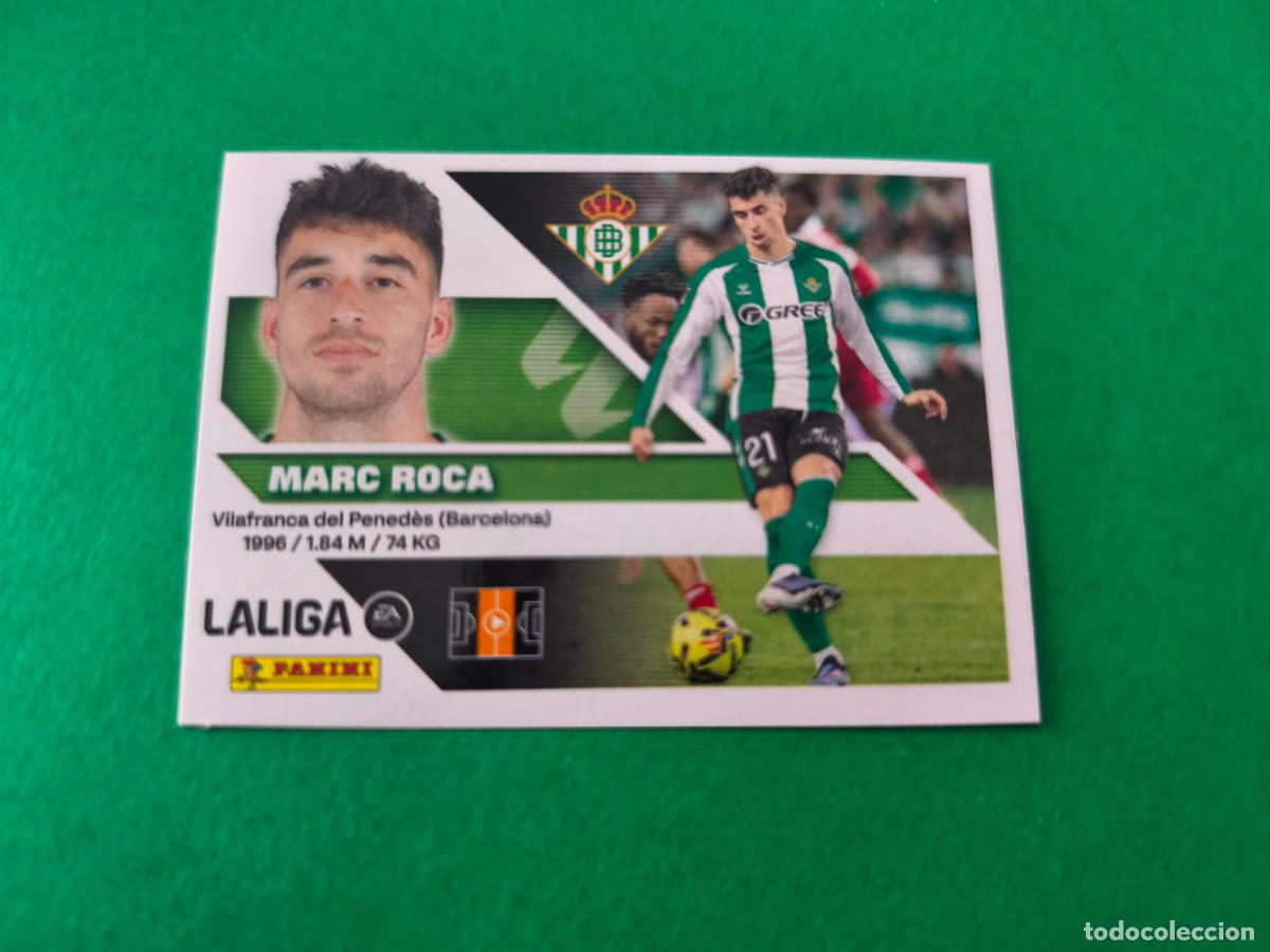 Cromos de f&uacute;tbol: CROMO FUTBOL MARC ROCA REAL BETIS BALOMPIE SIN PEGAR N&ordm; 10 LIGA ESTE 2026-2027/26-27