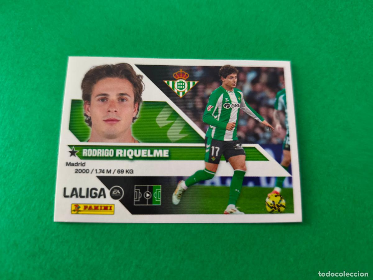 Cromos de f&uacute;tbol: CROMO FUTBOL RIQUELME REAL BETIS BALOMPIE SIN PEGAR N&ordm; 17 LIGA ESTE 2026-2027/26-27