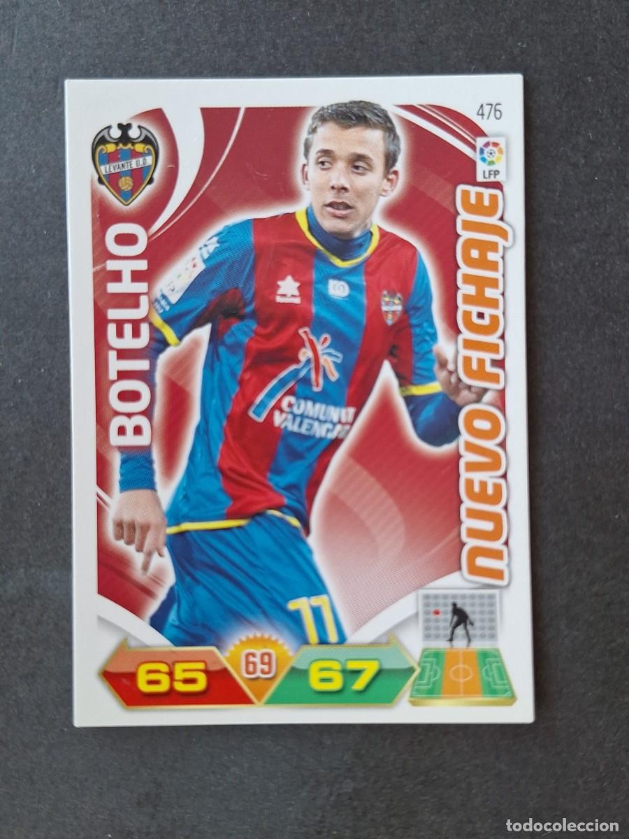Cromos de f&uacute;tbol: L3 BOTELHO LEVANTE U. D. 476 NUEVO FICHAJE ADRENALYN XL LIGA 2011 2012 11 12 PANINI