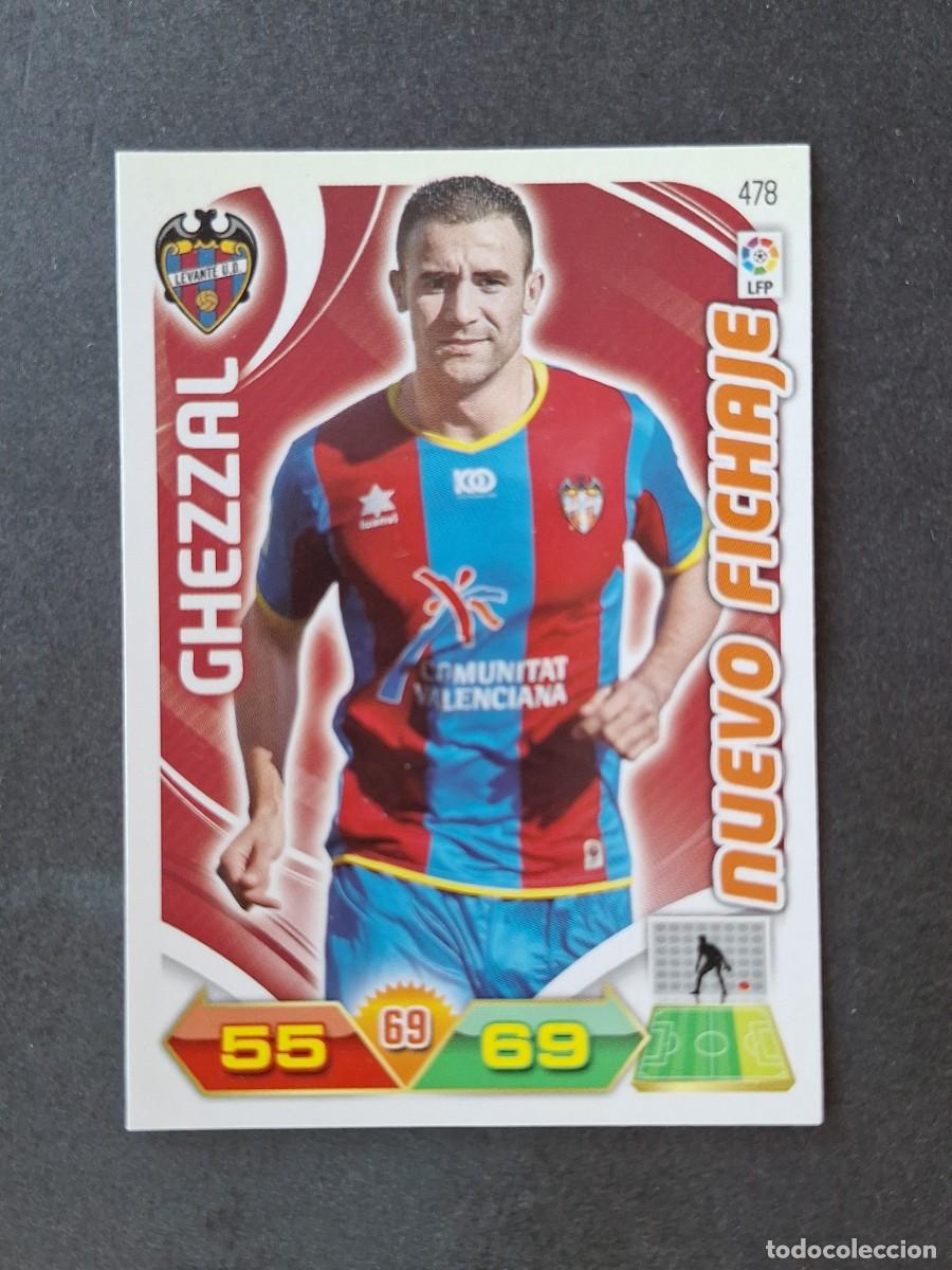 Cromos de f&uacute;tbol: L3 GHEZZAL LEVANTE U. D. 478 NUEVO FICHAJE ADRENALYN XL LIGA 2011 2012 11 12 PANINI