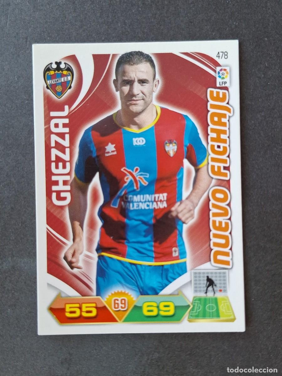 Cromos de f&uacute;tbol: L3 GHEZZAL LEVANTE U. D. 478 NUEVO FICHAJE ADRENALYN XL LIGA 2011 2012 11 12 PANINI