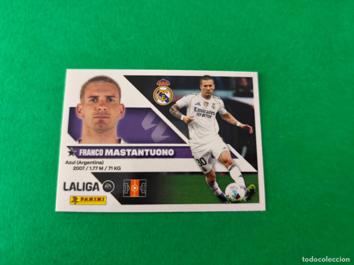 Cromos de f&uacute;tbol: CROMO FUTBOL MASTANTUONO REAL MADRID C.F. SIN PEGAR N&ordm; 16 A LIGA ESTE 2026-2027/26-27 PANINI