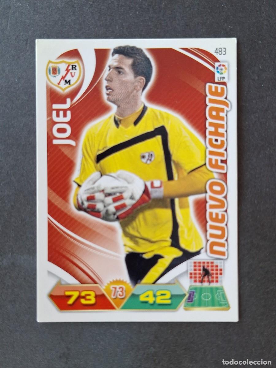 Cromos de f&uacute;tbol: L3 JOEL RAYO VALLECANO 483 NUEVO FICHAJE ADRENALYN XL LIGA 2011 2012 11 12 PANINI