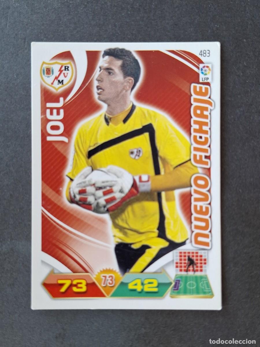 Cromos de f&uacute;tbol: L3 JOEL RAYO VALLECANO 483 NUEVO FICHAJE ADRENALYN XL LIGA 2011 2012 11 12 PANINI
