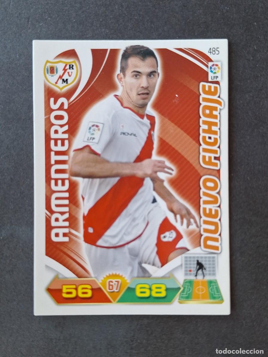 Cromos de f&uacute;tbol: L3 ARMENTEROS RAYO VALLECANO 485 NUEVO FICHAJE ADRENALYN XL LIGA 2011 2012 11 12 PANINI
