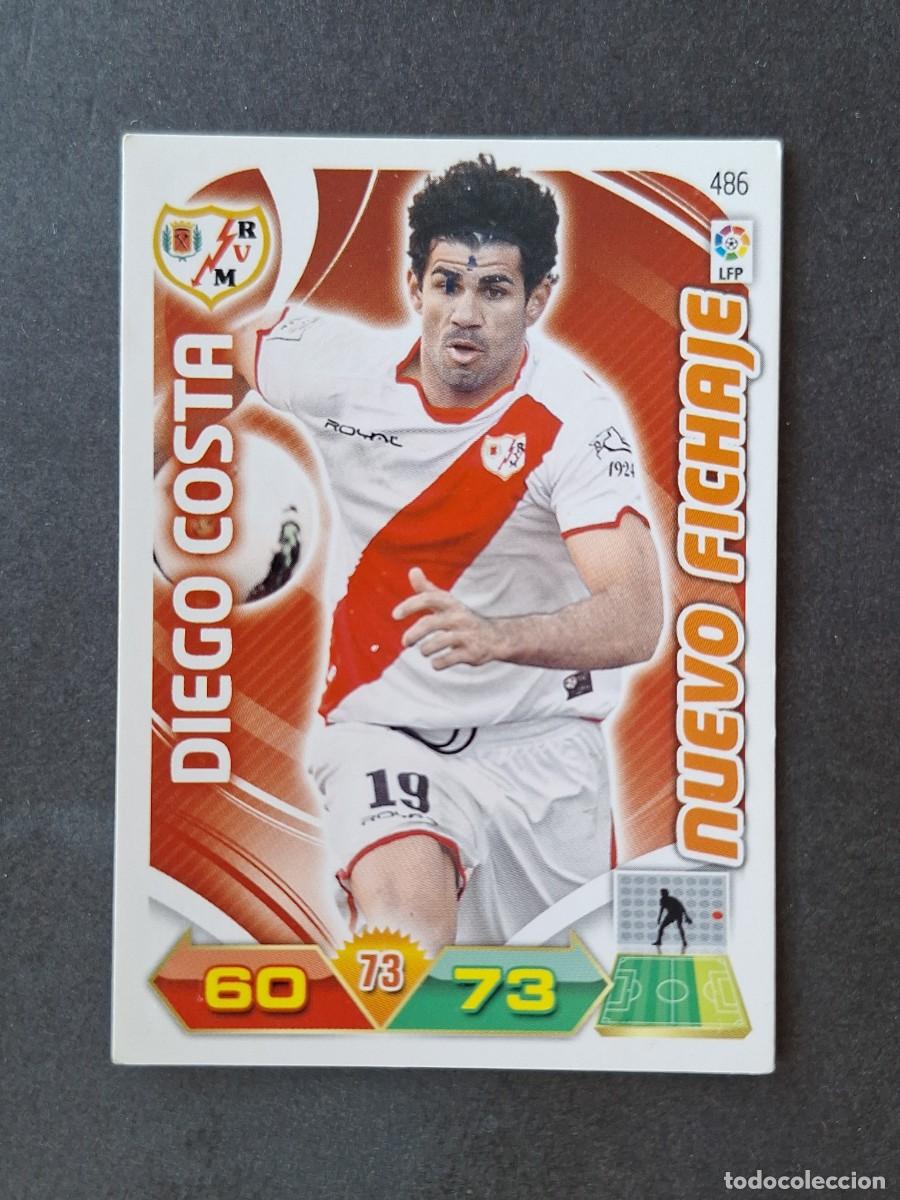 Cromos de f&uacute;tbol: L3 DIEGO COSTA RAYO VALLECANO 486 NUEVO FICHAJE ADRENALYN XL LIGA 2011 2012 11 12 PANINI