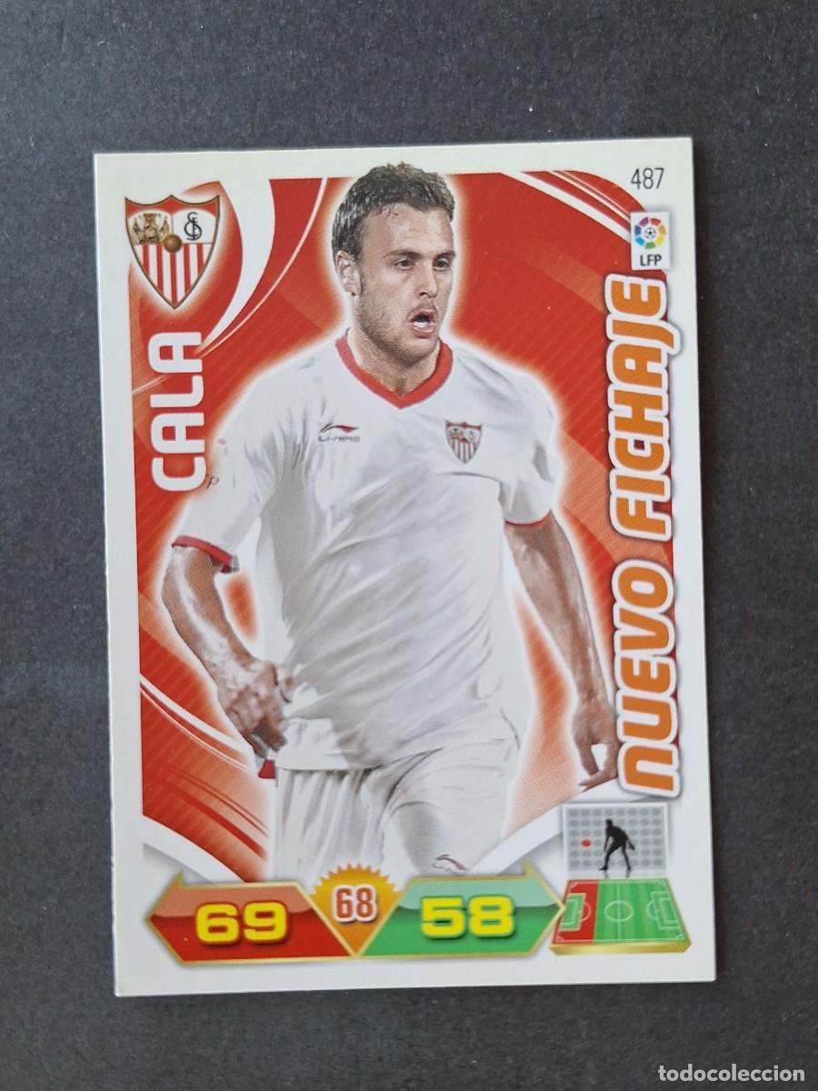 Cromos de f&uacute;tbol: L3 CALA SEVILLA F. C. 487 NUEVO FICHAJE ADRENALYN XL LIGA 2011 2012 11 12 PANINI