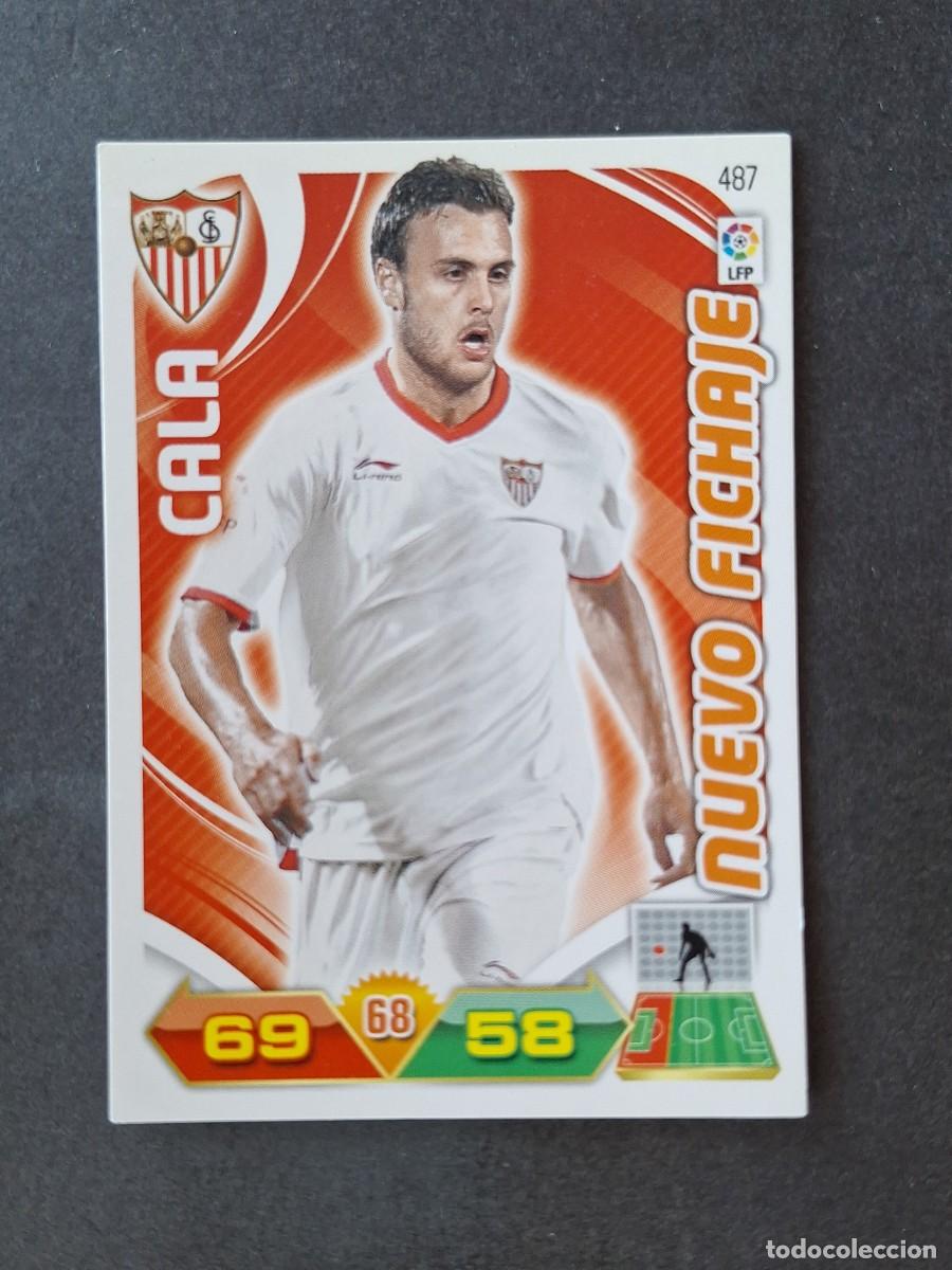 Cromos de f&uacute;tbol: L3 CALA SEVILLA F. C. 487 NUEVO FICHAJE ADRENALYN XL LIGA 2011 2012 11 12 PANINI