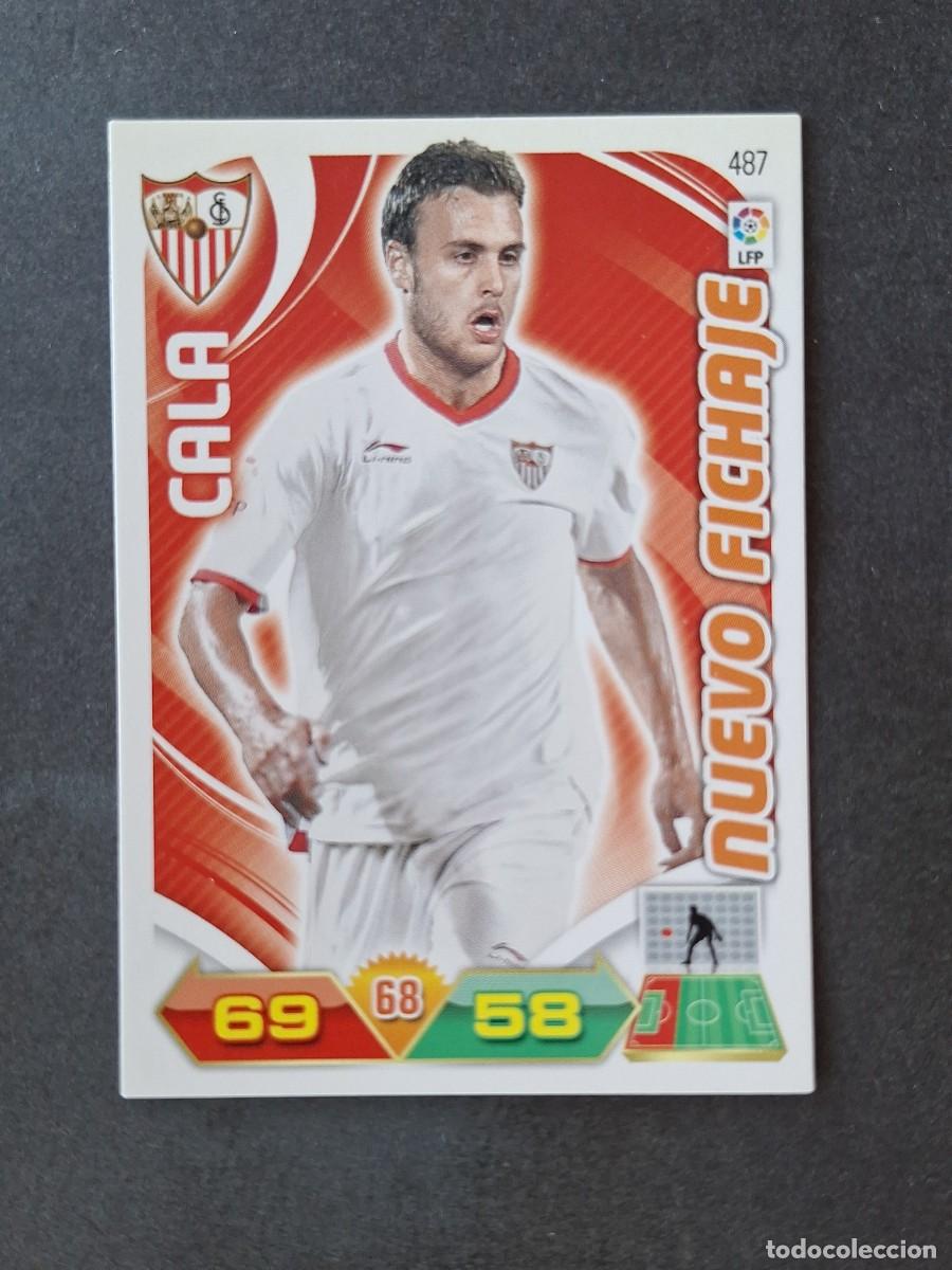 Cromos de f&uacute;tbol: L3 CALA SEVILLA F. C. 487 NUEVO FICHAJE ADRENALYN XL LIGA 2011 2012 11 12 PANINI