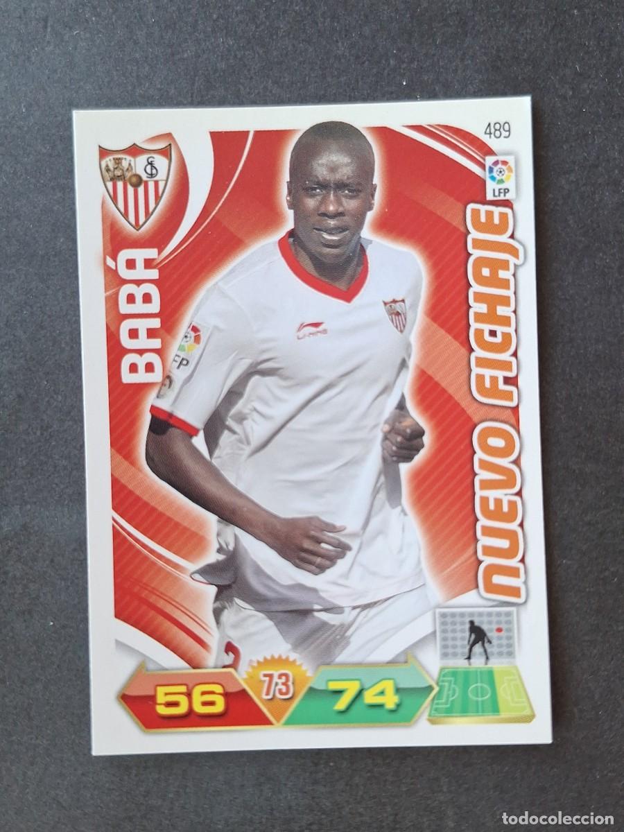 Cromos de f&uacute;tbol: L3 BABA SEVILLA F. C. 489 NUEVO FICHAJE ADRENALYN XL LIGA 2011 2012 11 12 PANINI