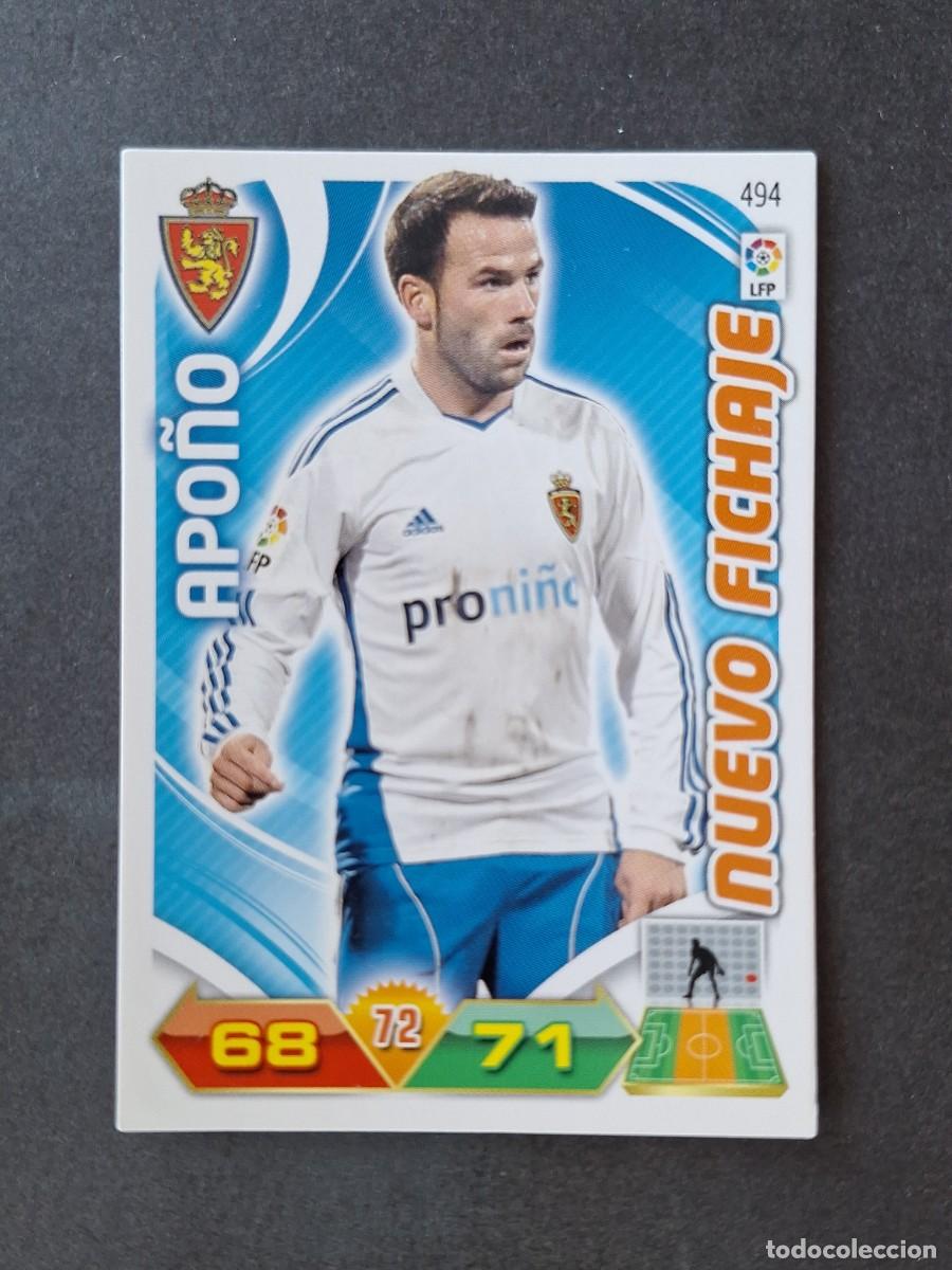 Cartes &agrave; collectionner de Football: L3 APO&Ntilde;O REAL ZARAGOZA 494 NUEVO FICHAJE ADRENALYN XL LIGA 2011 2012 11 12 PANINI