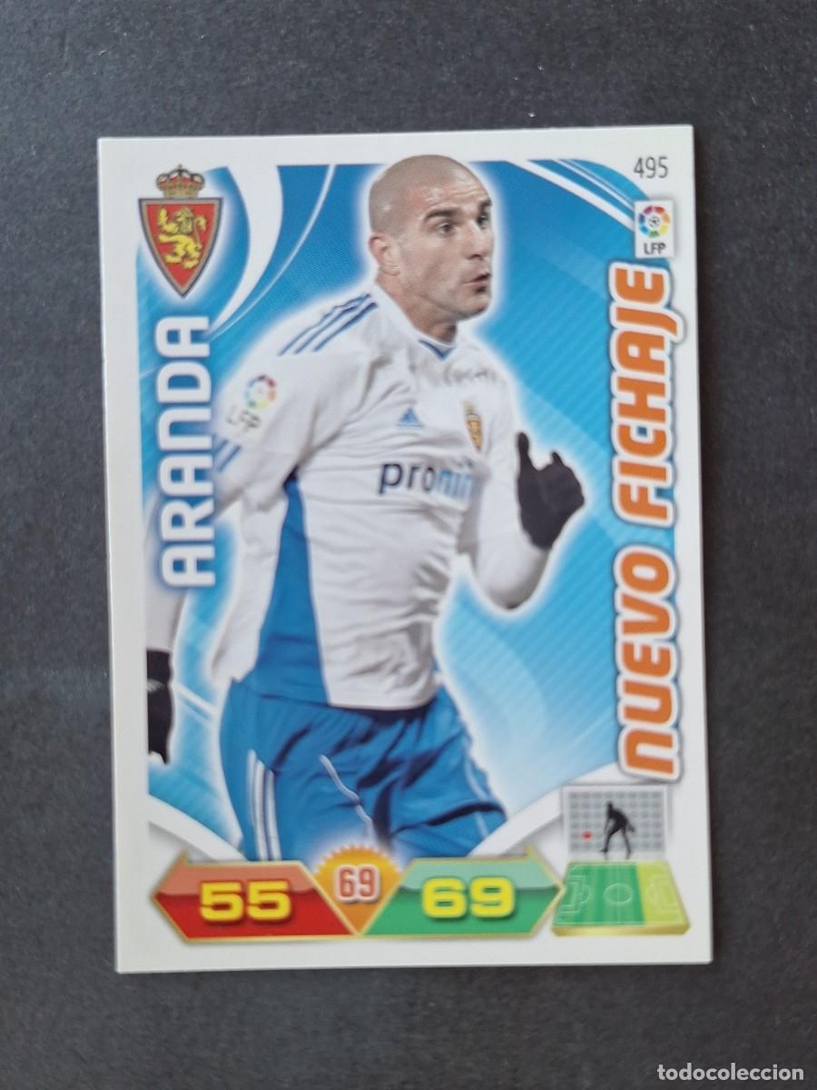 Cartes &agrave; collectionner de Football: L3 ARANDA REAL ZARAGOZA 495 NUEVO FICHAJE ADRENALYN XL LIGA 2011 2012 11 12 PANINI
