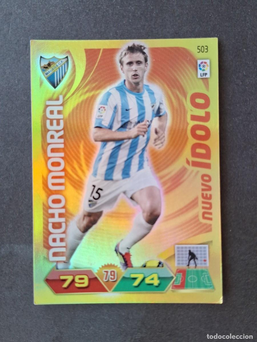 Cartes &agrave; collectionner de Football: L3 NACHO MONREAL MALAGA C. F. 503 NUEVO IDOLO ADRENALYN XL LIGA 2011 2012 11 12 PANINI