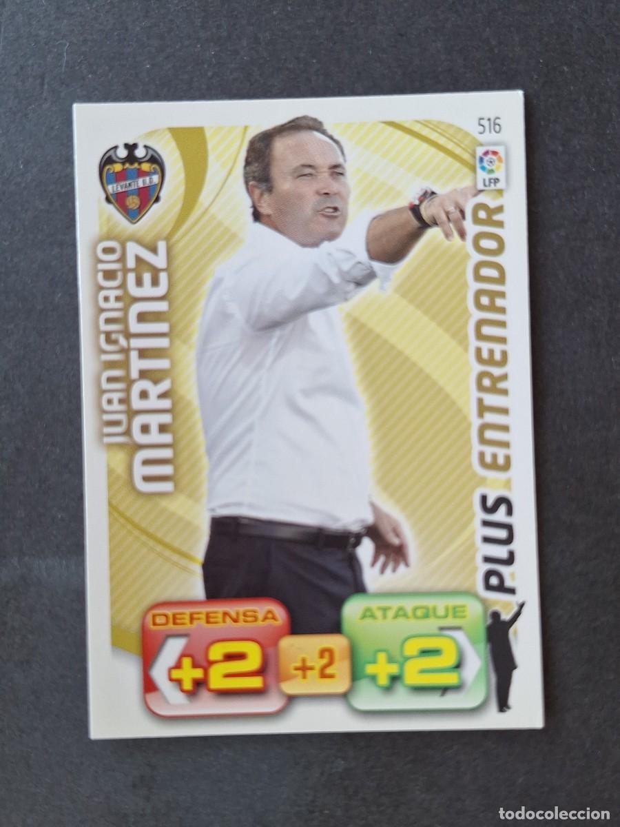 Cromos de f&uacute;tbol: L3 JUAN IGNACIO MARTINEZ LEVANTE U. D. 516 PLUS ENTRENADOR ADRENALYN XL LIGA 2011 2012 11 12 PANINI