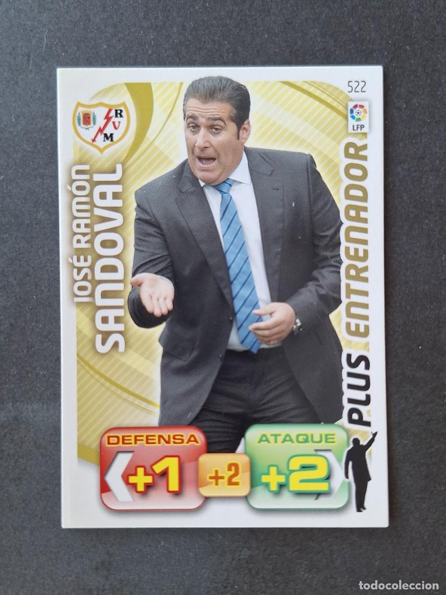 Cromos de f&uacute;tbol: L3 JOSE RAMON SANDOVAL RAYO VALLECANO 522 PLUS ENTRENADOR ADRENALYN XL LIGA 2011 2012 11 12 PANINI