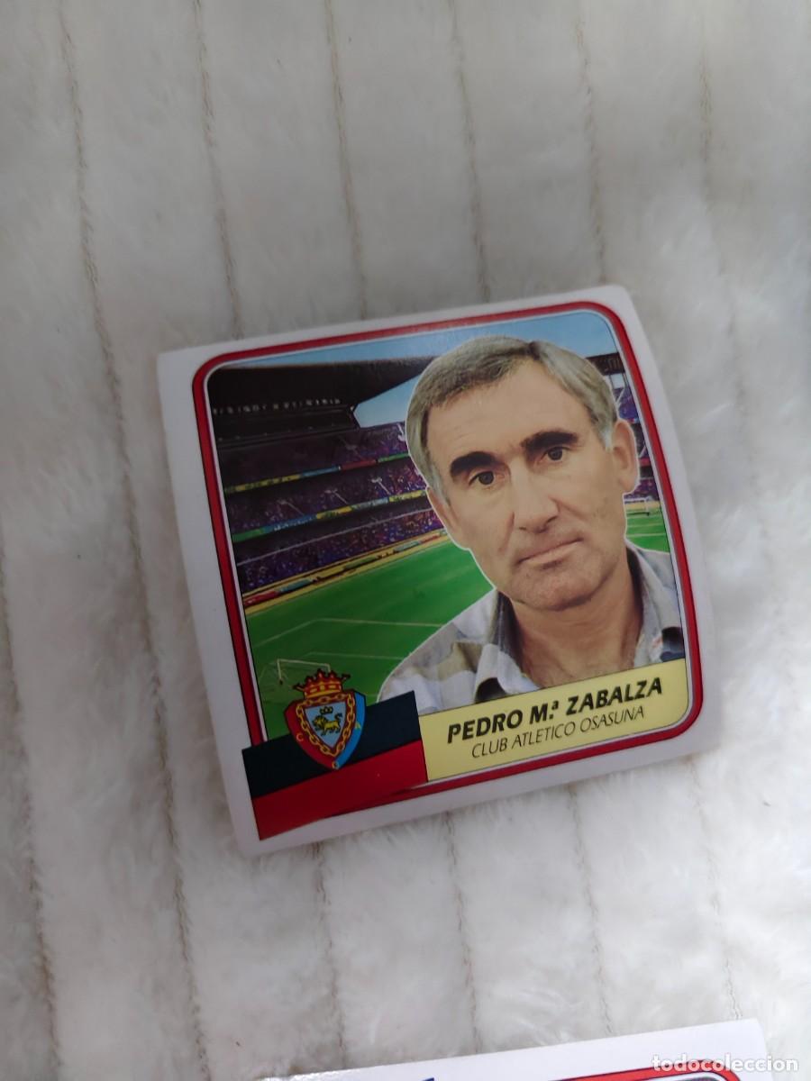 Cromos de f&uacute;tbol: EDICIONES ESTE 89 90 ZABALZA (ENTRENADOR) C.A. OSASUNA 1989 1990 DESPEGADO RECUPERADO ALBUM AAQ