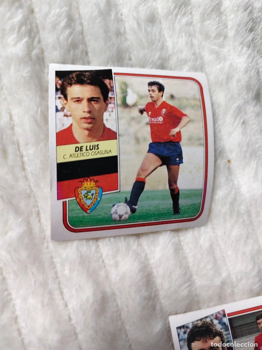 Football Stickers: EDICIONES ESTE 89 90 DE LUIS C.A. OSASUNA 1989 1990 DESPEGADO RECUPERADO ALBUM AAQ
