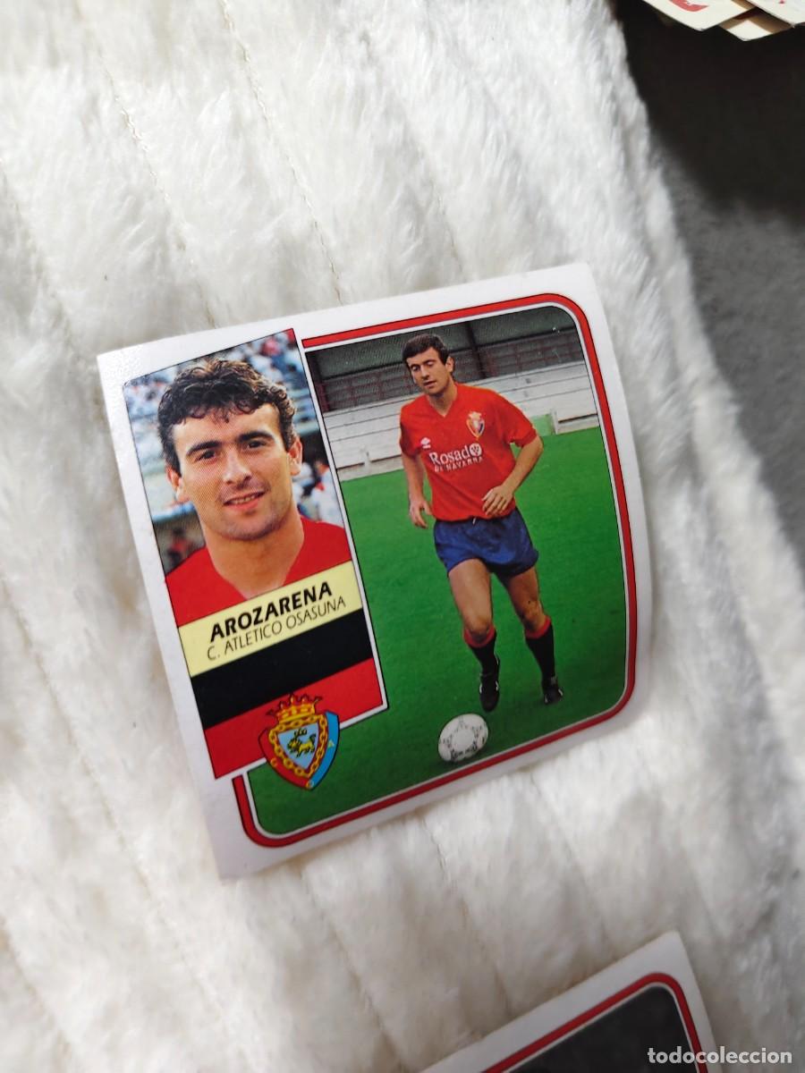 Cromos de f&uacute;tbol: EDICIONES ESTE 89 90 AROZARENA C.A. OSASUNA 1989 1990 DESPEGADO RECUPERADO ALBUM AAQ