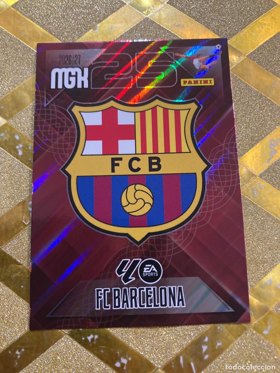 Cromos de f&uacute;tbol: CROMO DE FUTBOL NUMERO 73 ESCUDO DEL BARCELONA LIGA 2026 2027 MEGACRAKS MGK PANINI !