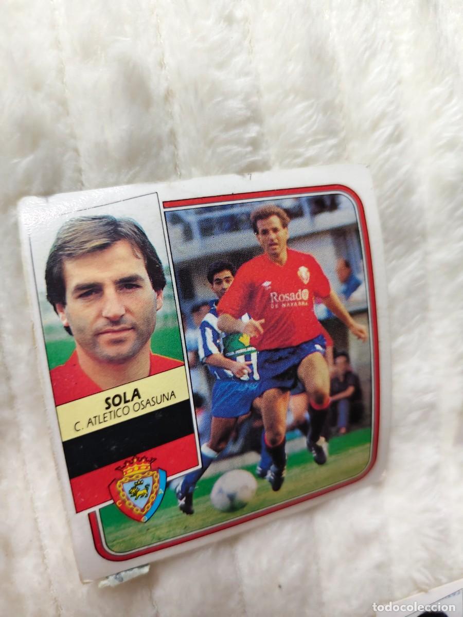 Cromos de f&uacute;tbol: EDICIONES ESTE 89 90 SOLA C.A. OSASUNA 1989 1990 DESPEGADO RECUPERADO ALBUM AAQ