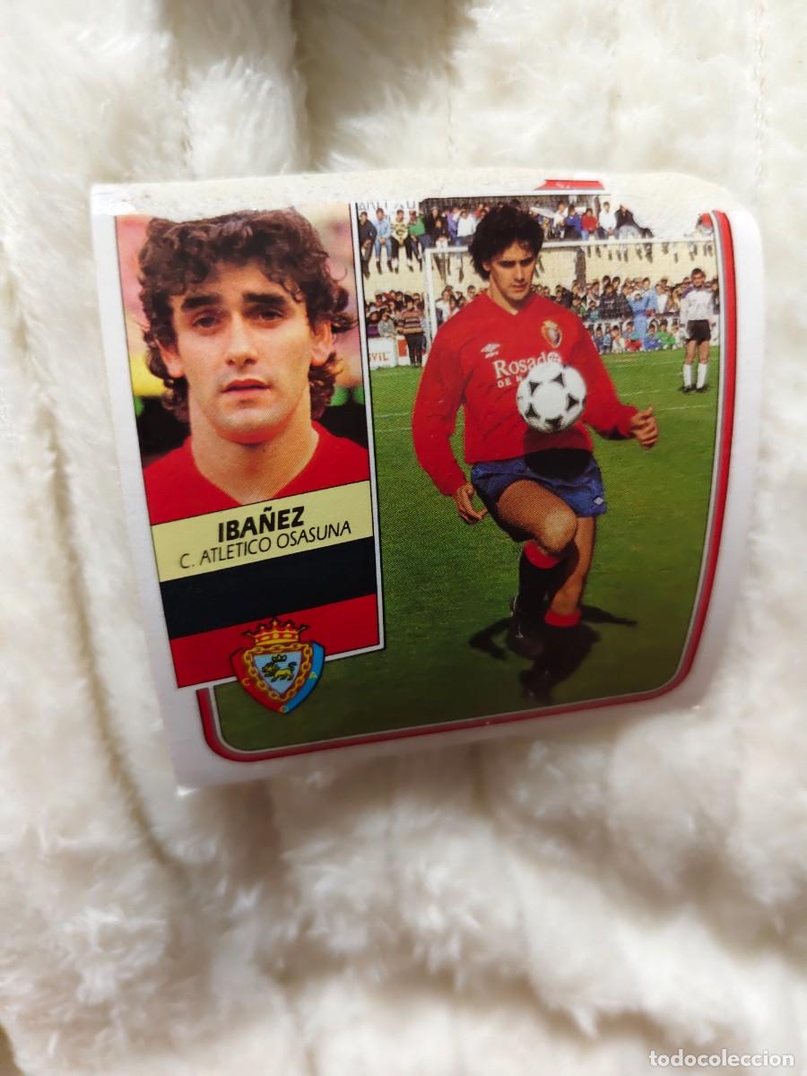 Cromos de f&uacute;tbol: EDICIONES ESTE 89 90 IBA&Ntilde;EZ C.A. OSASUNA 1989 1990 DESPEGADO RECUPERADO ALBUM AAQ
