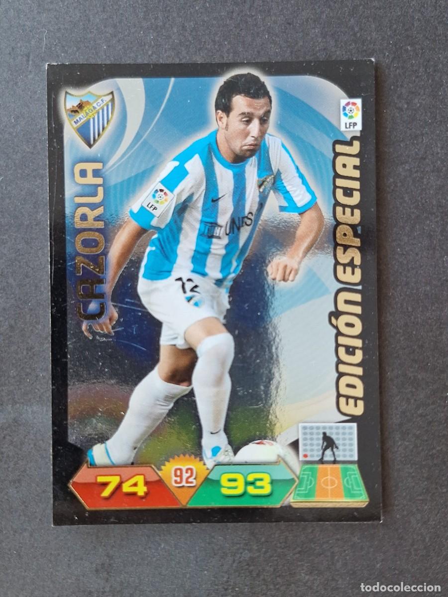 Cromos de f&uacute;tbol: L3 CAZORLA MALAGA C. F. EDICION ESPECIAL ADRENALYN XL LIGA 2011 2012 11 12 PANINI