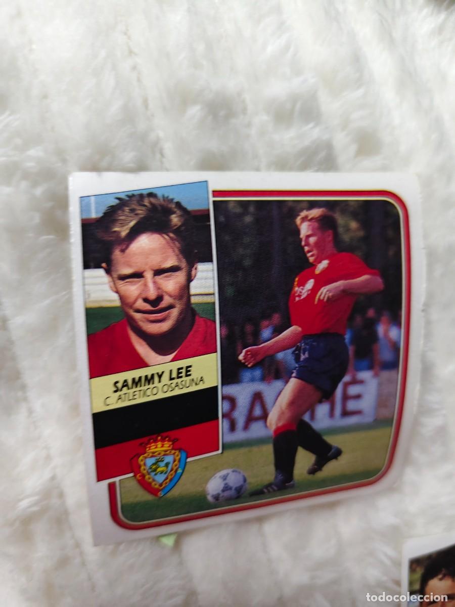 Cromos de f&uacute;tbol: EDICIONES ESTE 89 90 SAMMY LEE C.A. OSASUNA 1989 1990 DESPEGADO RECUPERADO ALBUM AAQ