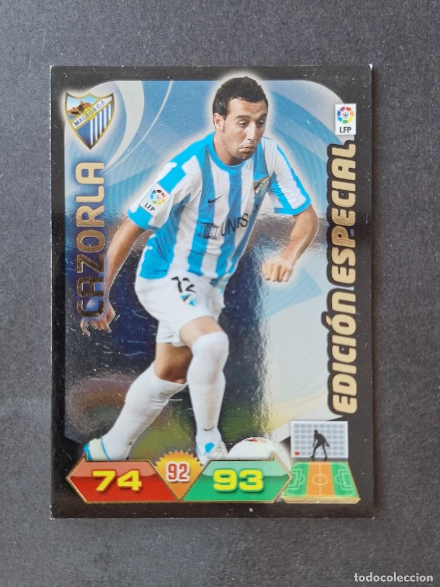 Cromos de f&uacute;tbol: L3 CAZORLA MALAGA C. F. EDICION ESPECIAL ADRENALYN XL LIGA 2011 2012 11 12 PANINI
