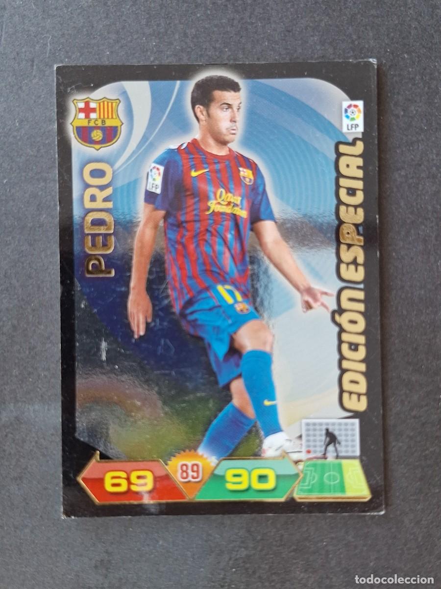 Cromos de f&uacute;tbol: L3 PEDRO F. C. BARCELONA EDICION ESPECIAL ADRENALYN XL LIGA 2011 2012 11 12 PANINI