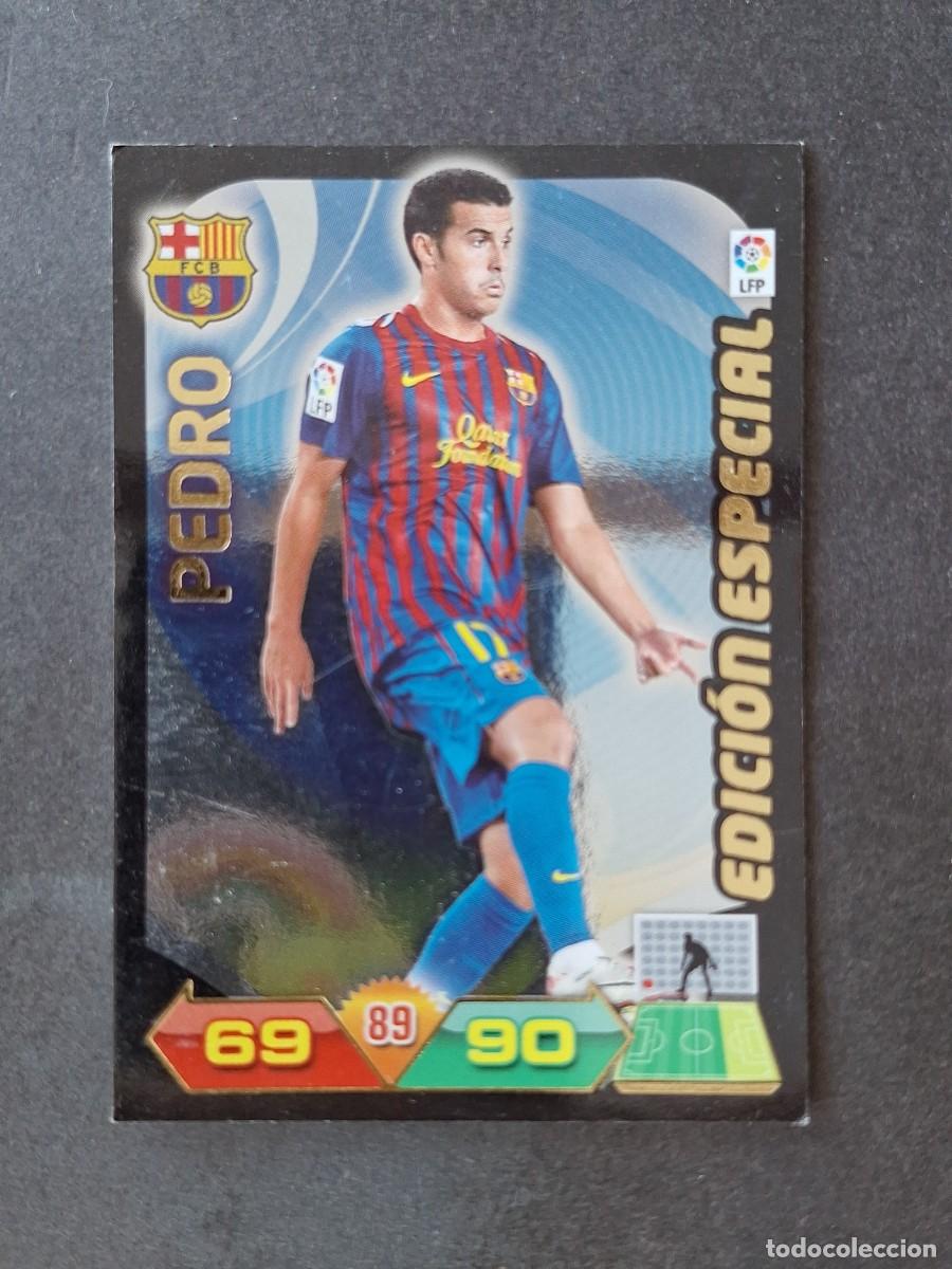 Cromos de f&uacute;tbol: L3 PEDRO F. C. BARCELONA EDICION ESPECIAL ADRENALYN XL LIGA 2011 2012 11 12 PANINI