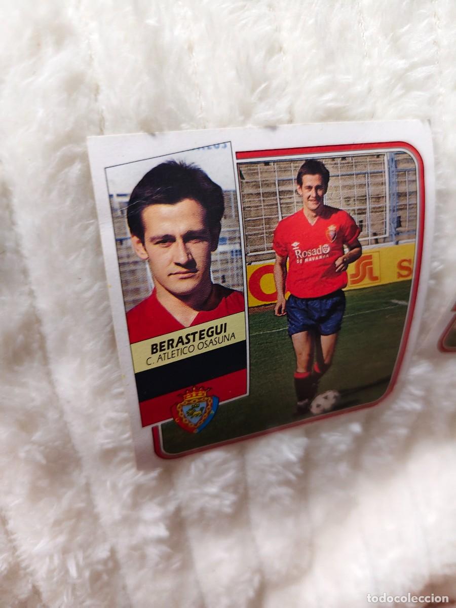 Cromos de f&uacute;tbol: EDICIONES ESTE 89 90 BERASTEGUI C.A. OSASUNA 1989 1990 DESPEGADO RECUPERADO ALBUM AAQ