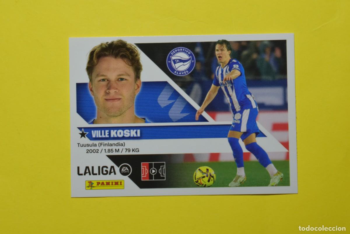Cromos de f&uacute;tbol: Cromo Liga 2026 2027. 26 27. Koski. Alav&eacute;s. N. &ordm; 6. Colecciones ESTE. Panini
