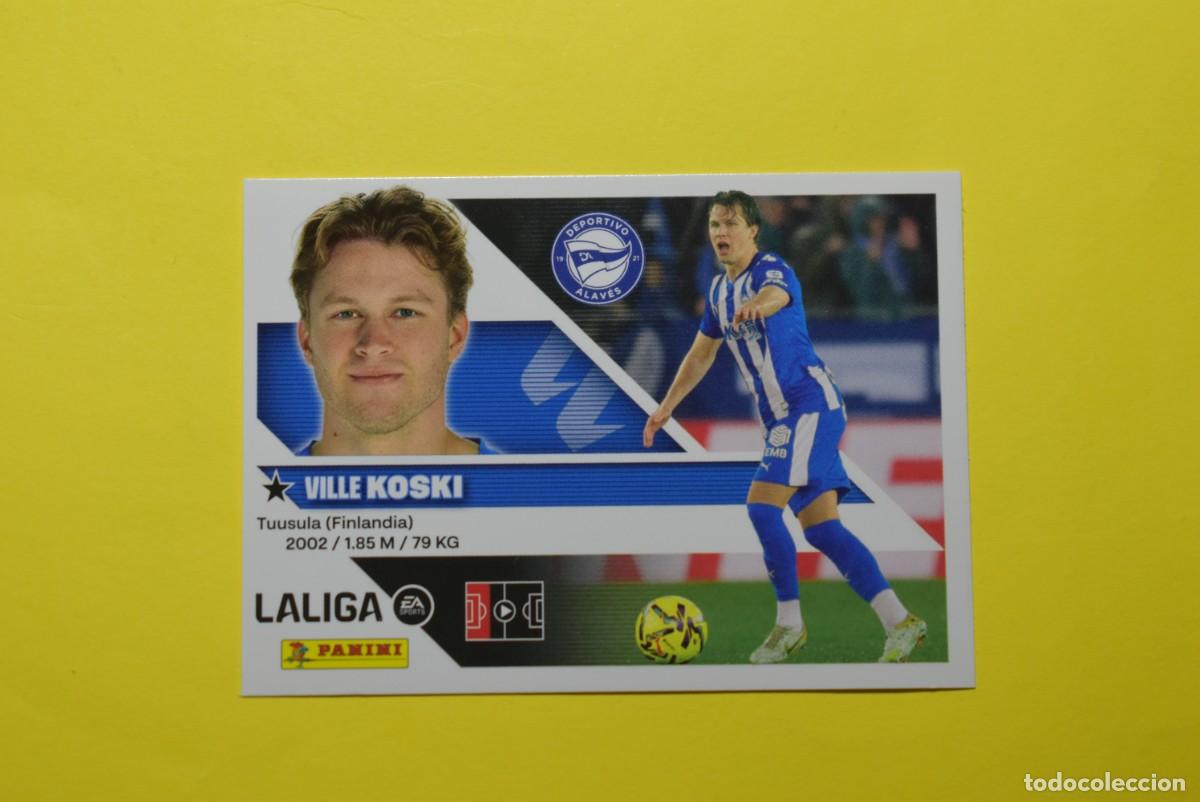 Cromos de f&uacute;tbol: Cromo Liga 2026 2027. 26 27. Koski. Alav&eacute;s. N. &ordm; 6. Colecciones ESTE. Panini