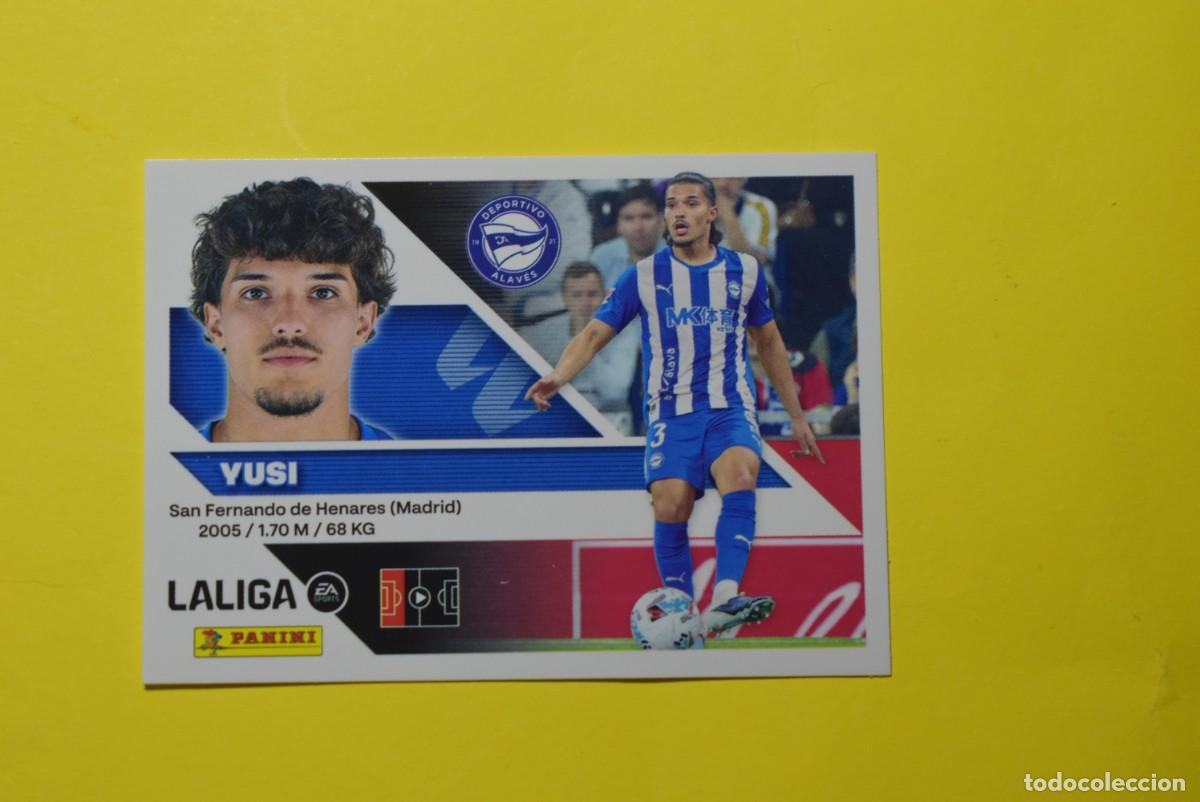 Cromos de f&uacute;tbol: Cromo Liga 2026 2027. 26 27. Yusi. Alav&eacute;s. N. &ordm; 9. Colecciones ESTE. Panini