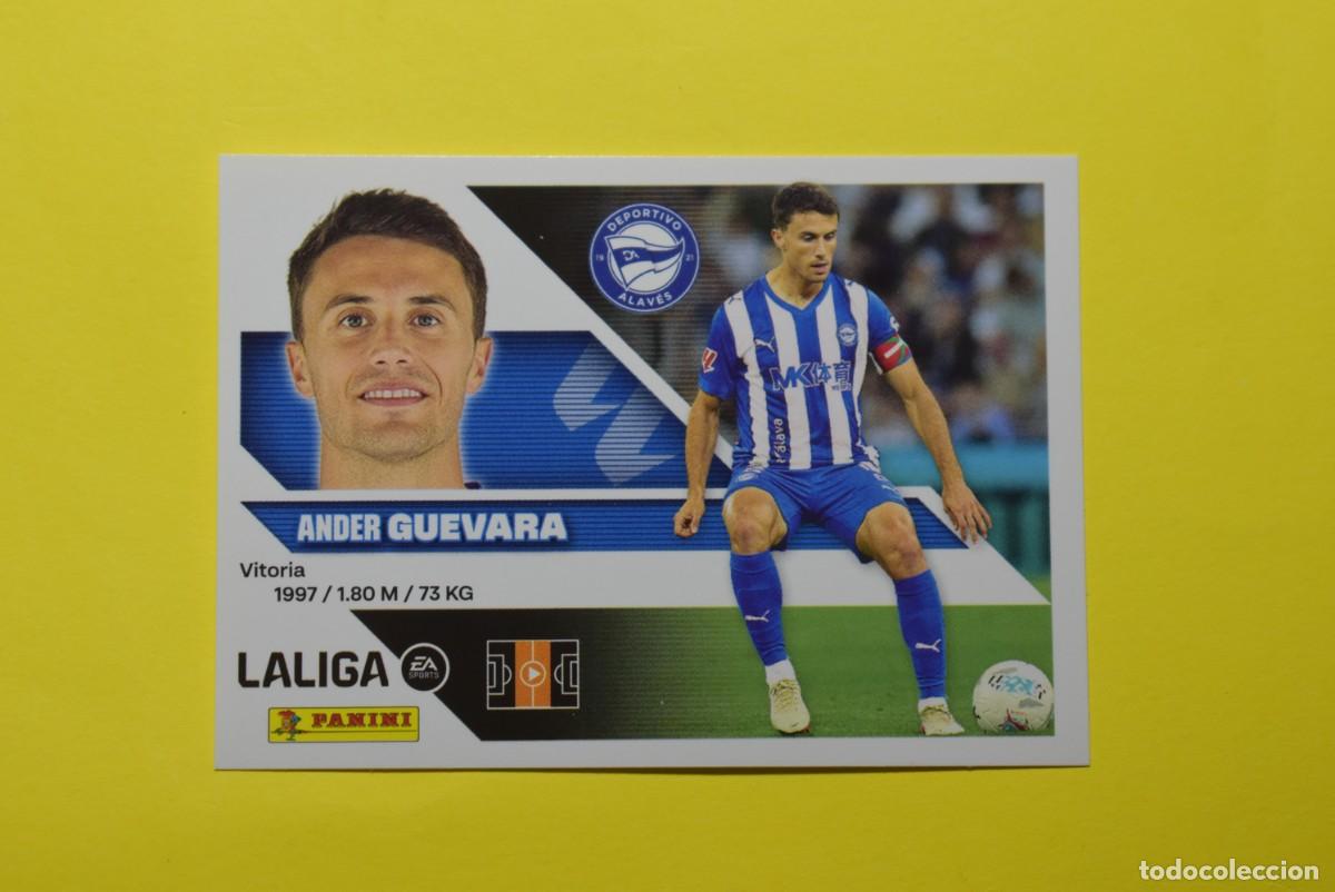 Cromos de f&uacute;tbol: Cromo Liga 2026 2027. 26 27. Guevara. Alav&eacute;s. N. &ordm; 13. Colecciones ESTE. Panini