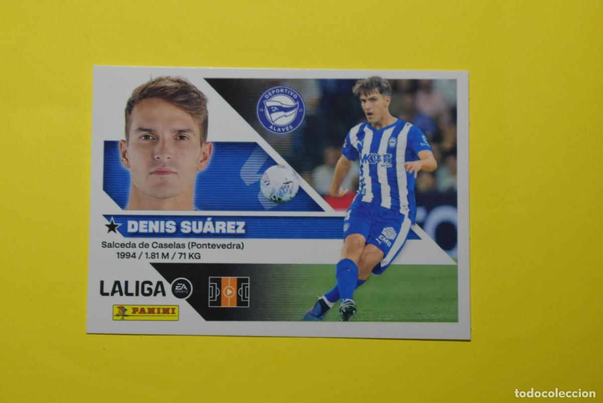 Cromos de f&uacute;tbol: Cromo Liga 2026 2027. 26 27. Denis Su&aacute;rez. Alav&eacute;s. N. &ordm; 16. Colecciones ESTE. Panini