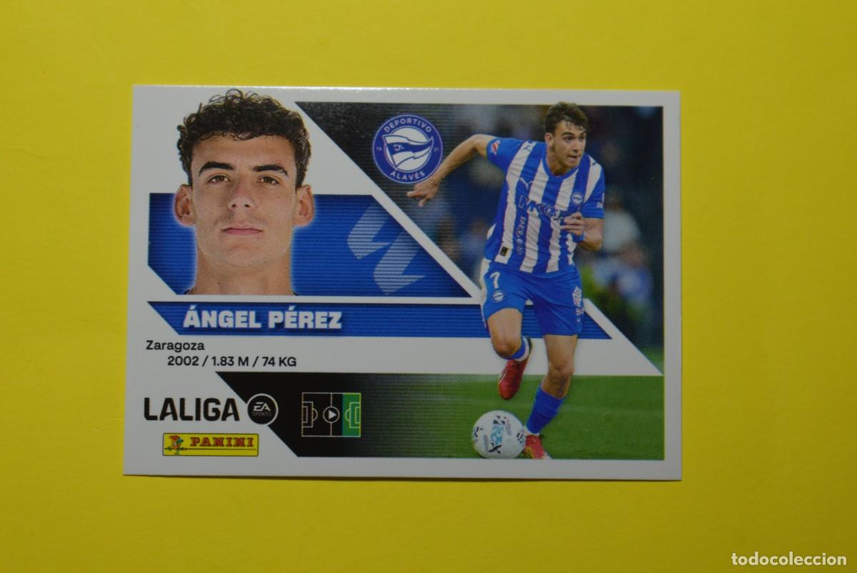 Cromos de f&uacute;tbol: Cromo Liga 2026 2027. 26 27. &Aacute;ngel P&eacute;rez. Alav&eacute;s. N. &ordm; 17. Colecciones ESTE. Panini